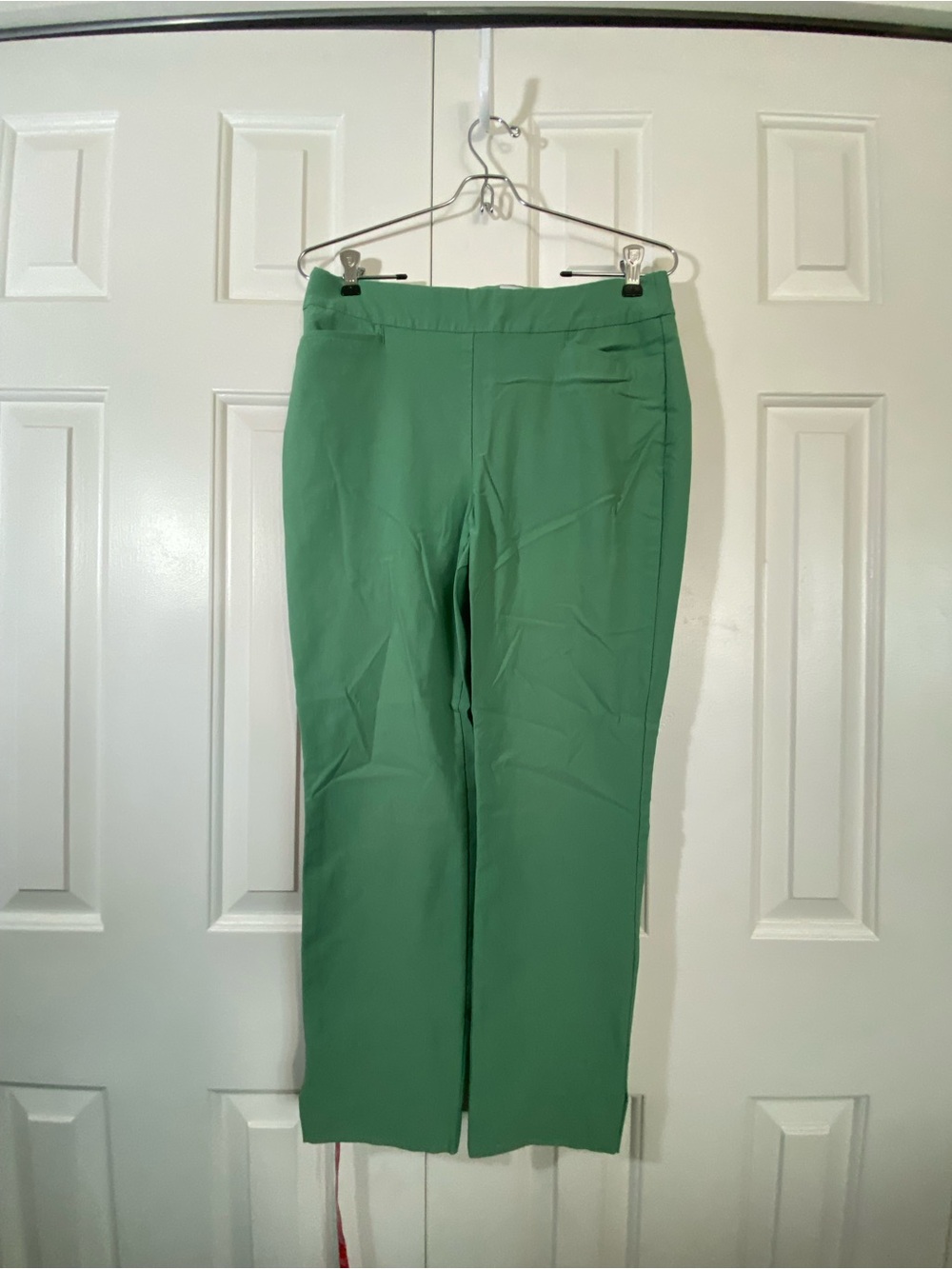 Chico's Green Straight-Leg Pants